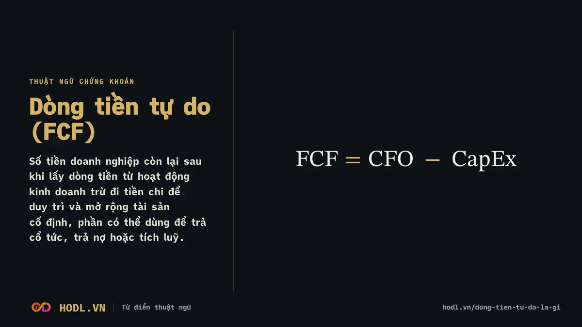 Dòng tiền tự do (FCF) là gì