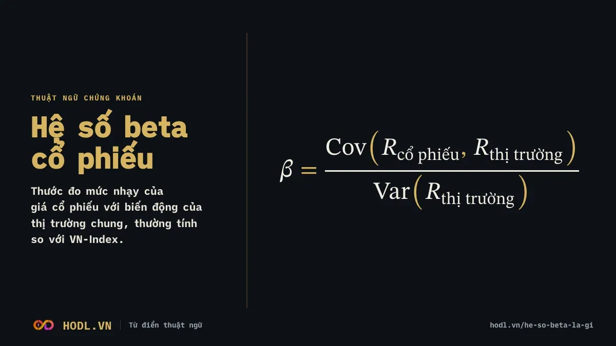 Hệ số beta cổ phiếu là gì