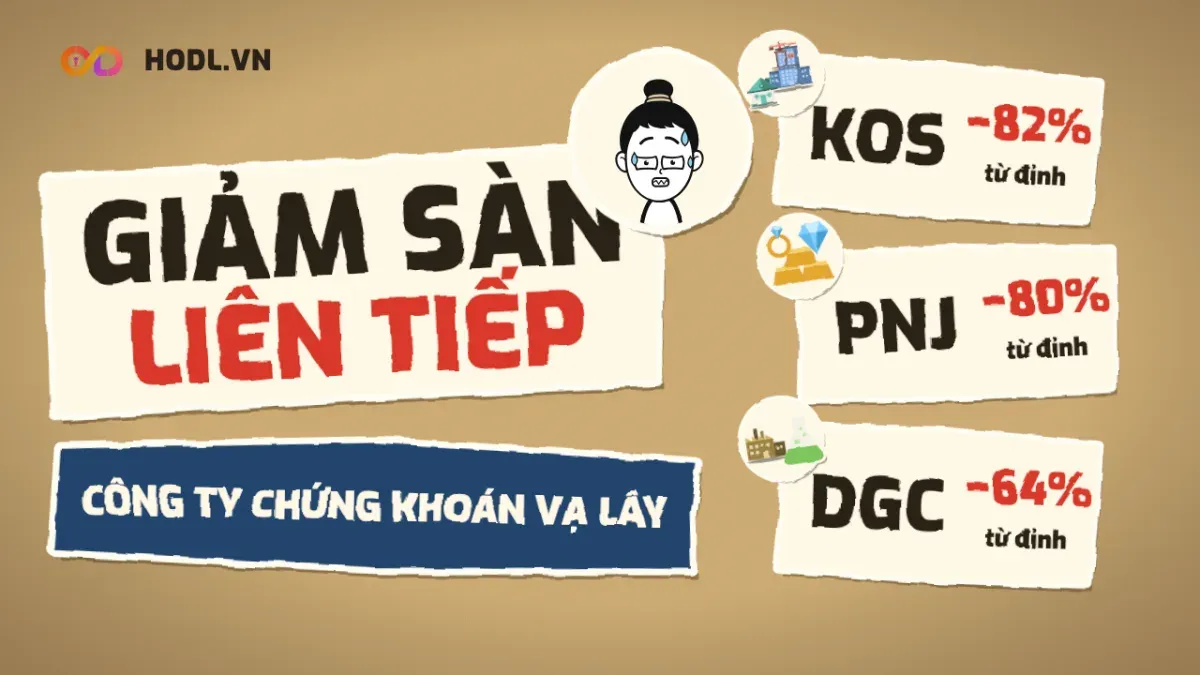Giảm sàn liên tiếp: công ty chứng khoán vạ lây