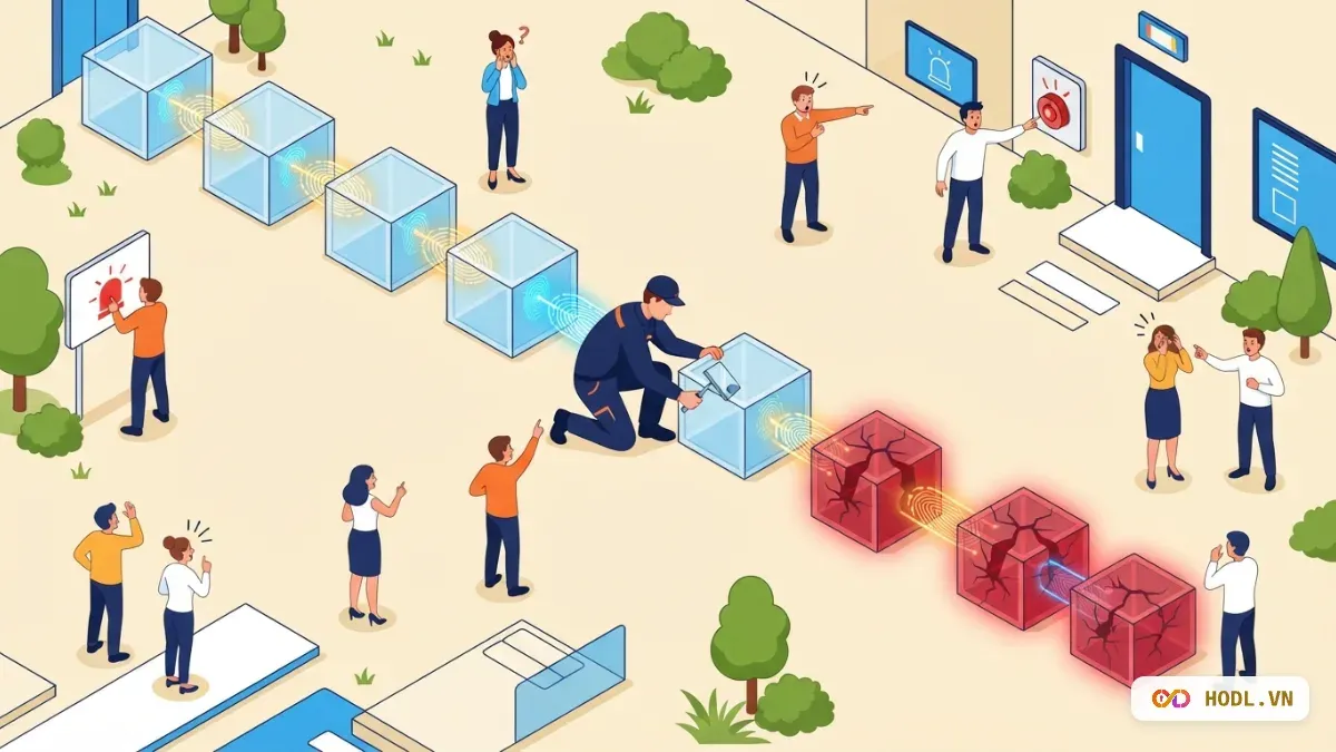 Sửa một khối cũ làm các khối phía sau nứt đỏ