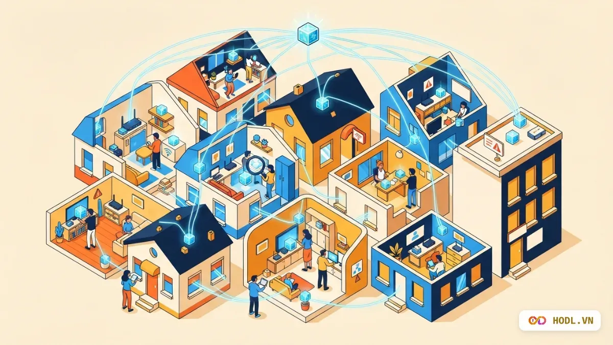 Nhiều node giữ cùng một chuỗi và chuyền khối đã kiểm tra cho nhau
