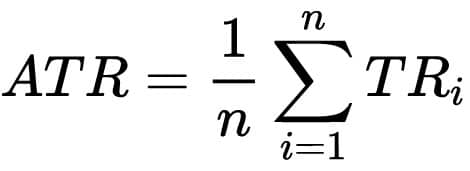 Cách tính giá trị ATR đầu tiên
