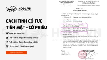 Cổ tức #3: Cách tính cổ tức tiền mặt và Cổ tức cổ phiếu