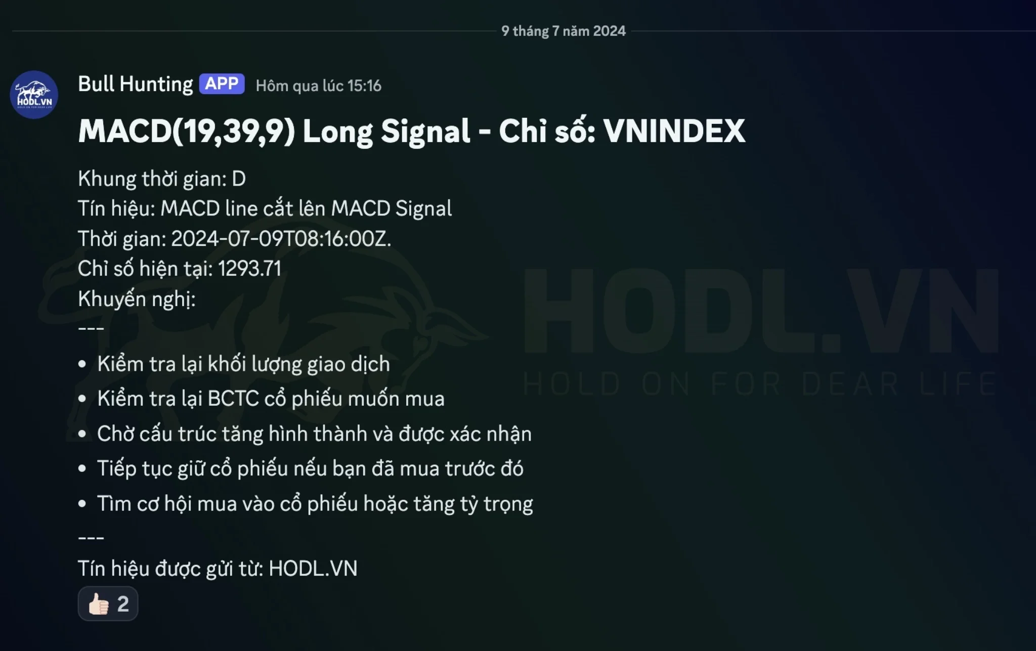 HODL.VN - Technical MACD Auto Bot