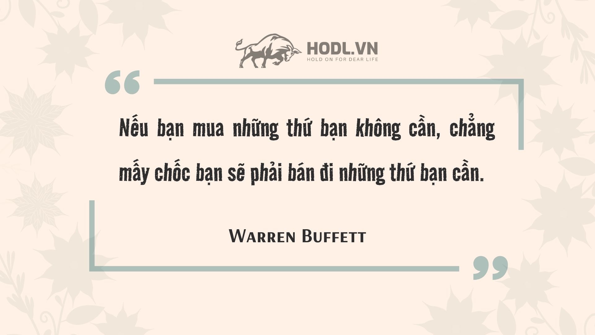 Nguyên tắc giữ chi phí thấp của Warren Buffett