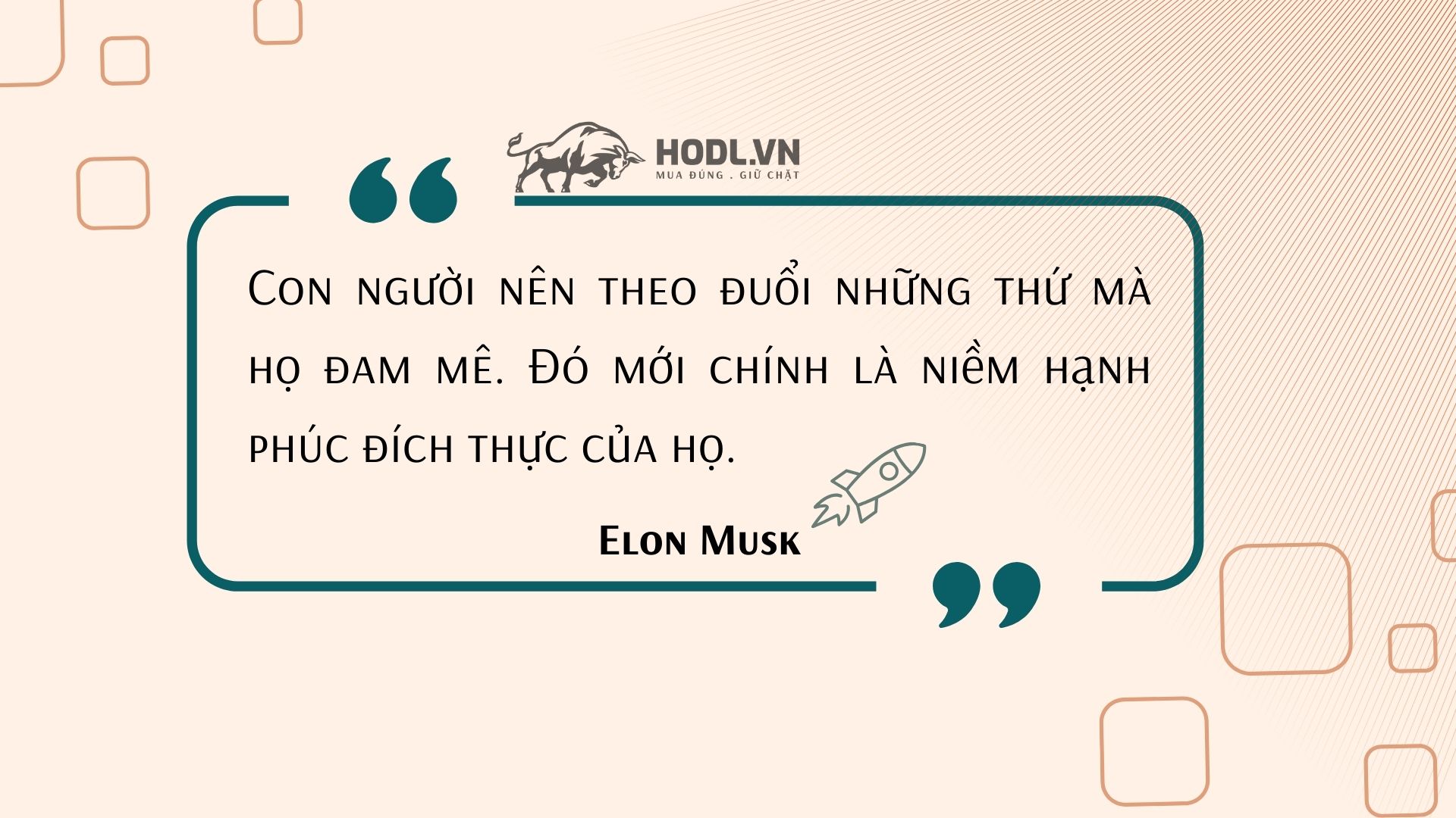 Quan điểm về đam mê của Elon Musk