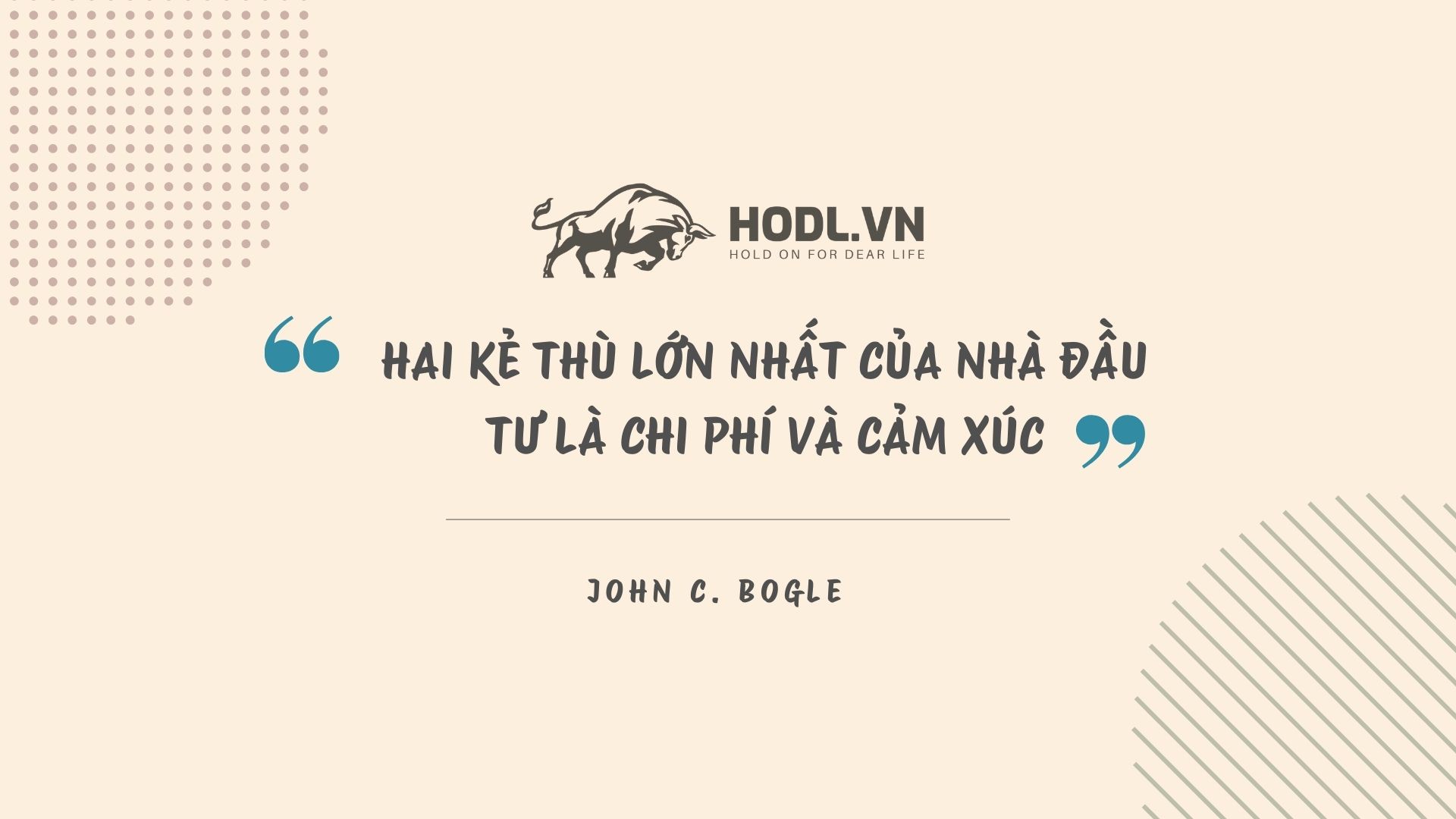 Nguyên tắc kiểm soát cảm xúc của John C. Bogle