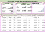 File Excel tính tích luỹ cổ phiếu và vốn hiệu quả