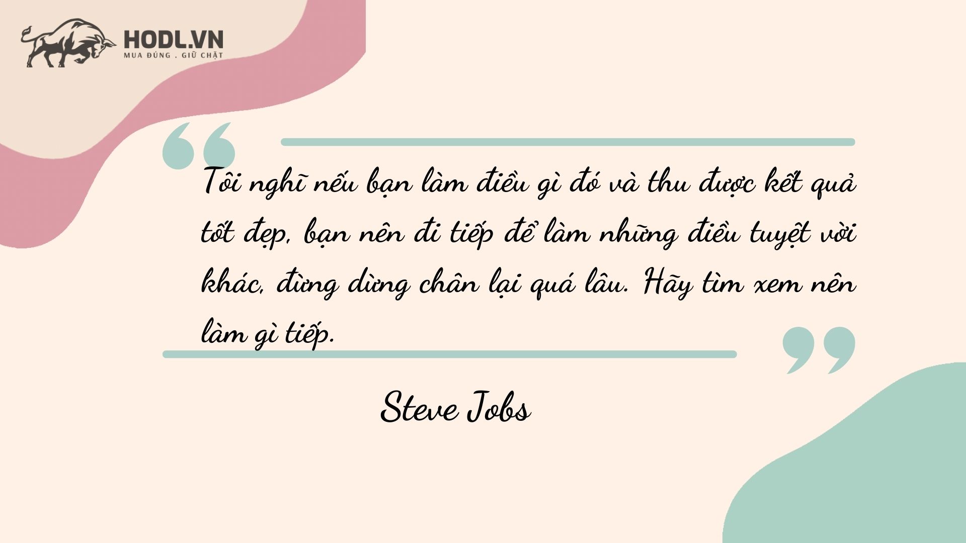 Triết lý luôn tiến về phía trước của Steve Jobs