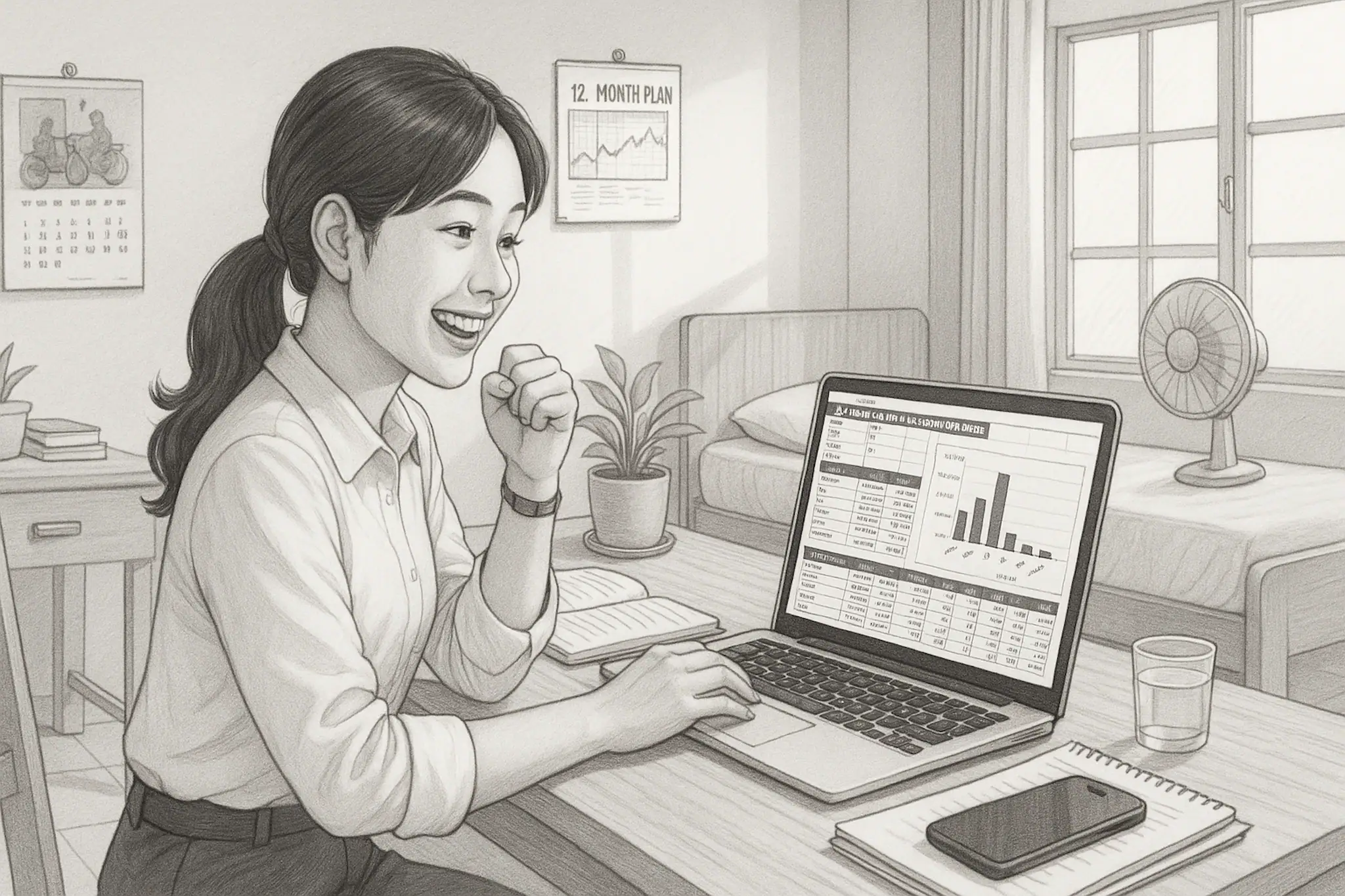 Chị Dậu vui mừng khi tìm ra Hệ thống Quản lý Tài Chính Gia Đình Toàn diện mà miễn phí